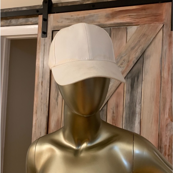 White Baseball Cap (stains) - Picture 1 of 4